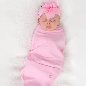 Pink Baby Bunting Set