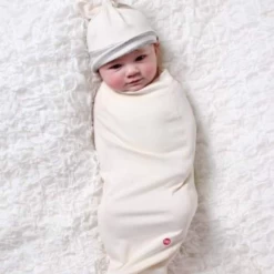 Natural Baby Bunting & Hat Set