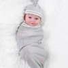 Grey Baby Bunting Set