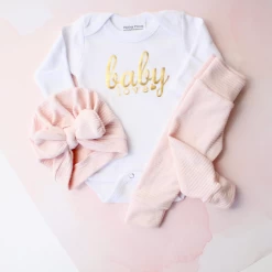 Baby Love Onesie - Gold Foil