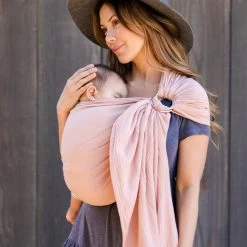 Moby Wrap Ring Sling-Rose