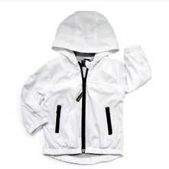 LB White Windbreaker