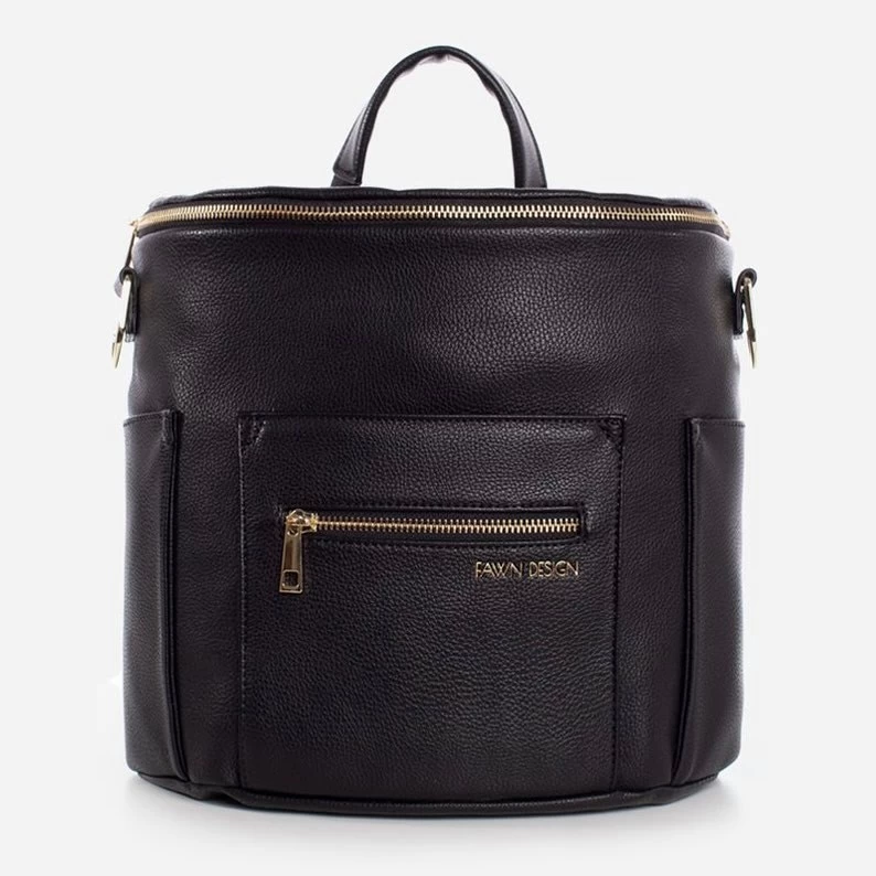 Fawn Design Mini Original Diaper Bag - Black
