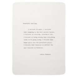 Beautiful Darling Throw Blanket