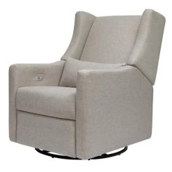 Babyletto Kiwi Glider Recliner - Performance Grey Eco Weave