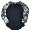 Appaman Baseball Tee - Black Camo