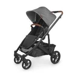 UPPAbaby Cruz V2 Stroller - Greyson (Charcoal Melange/Carbon/Saddle Leather)