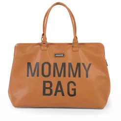 Mommy Bag- Leatherlook Brown
