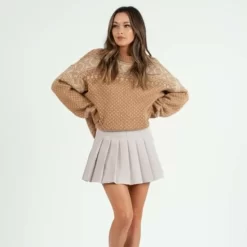 Park City Sweater -Tan