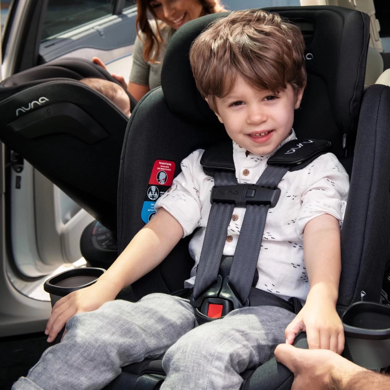 Nuna Revv Rotating Convertible Car Seat - Ocean - Image 6