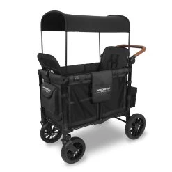 W2 Luxe Wonderfold Multi-Function 2-Passenger Quad Stroller Wagon