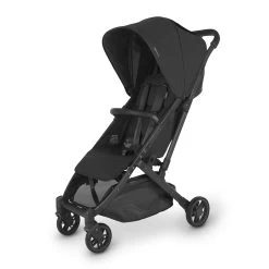 NEW! UPPAbaby MINU V2 Stroller - JAKE (charcoal, Carbon Frame, Black Leather)