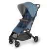 NEW! UPPAbaby MINU V2 Stroller - CHARLOTTE (coastal Blue Mélange, Carbon, Saddle Leather)