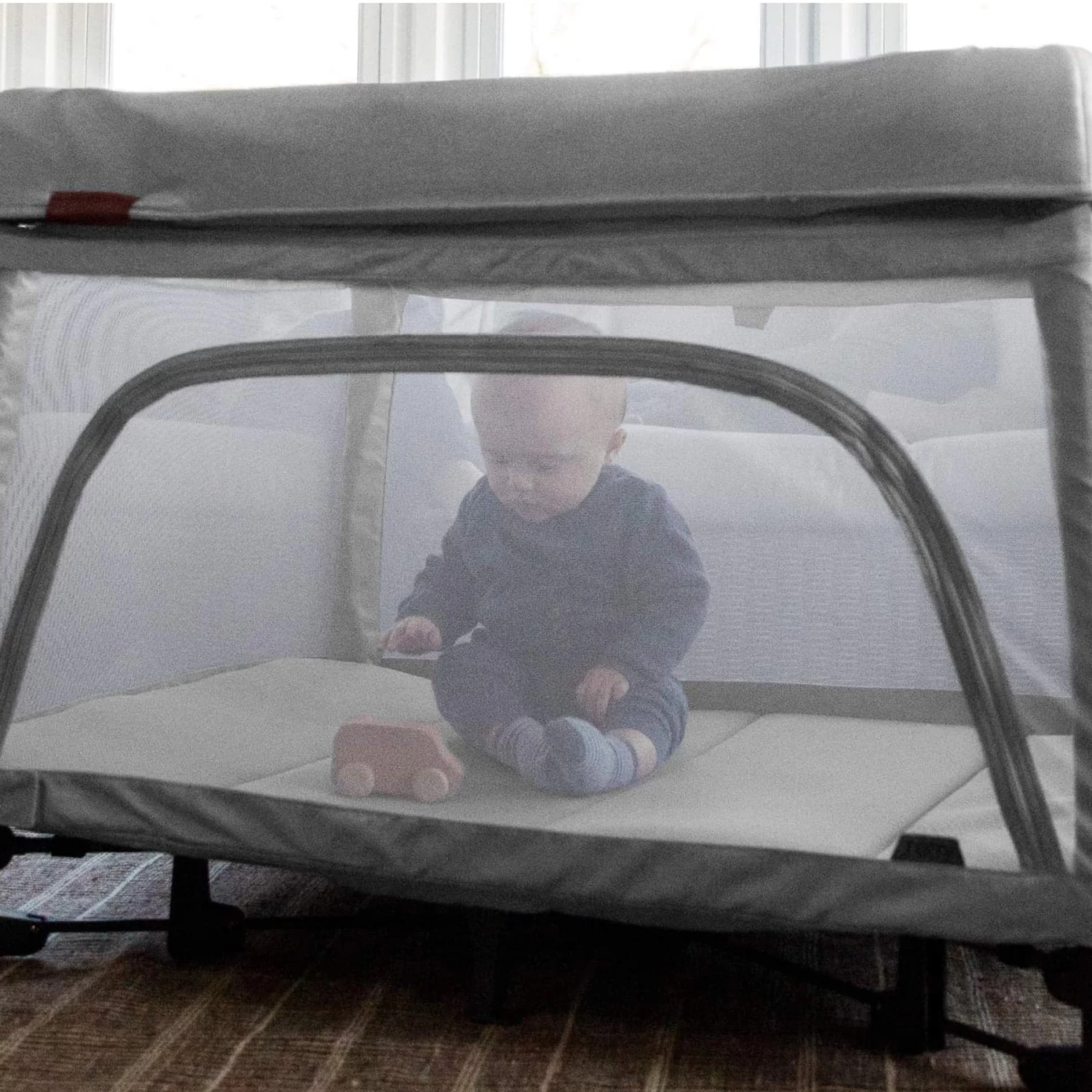 UPPAbaby REMI Playard + Changing Station Bundle - Stella (Grey Brushed Melange) - Image 9