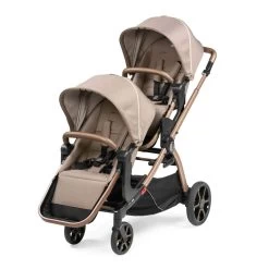 Peg Perego YPSI Double Stroller - Mon Amour/Rose Gold
