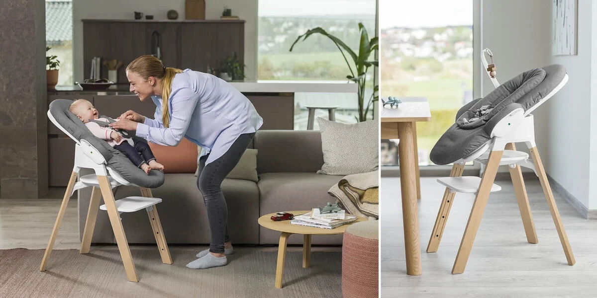 Stokke Bouncer Steps - Grey Clouds - Image 6