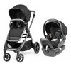 Agio Z4 Stroller And Lounge Car Seat Travel System - Black Pearl