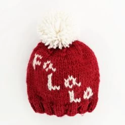 Fa La La Hand Knit Pom Beanie Hat