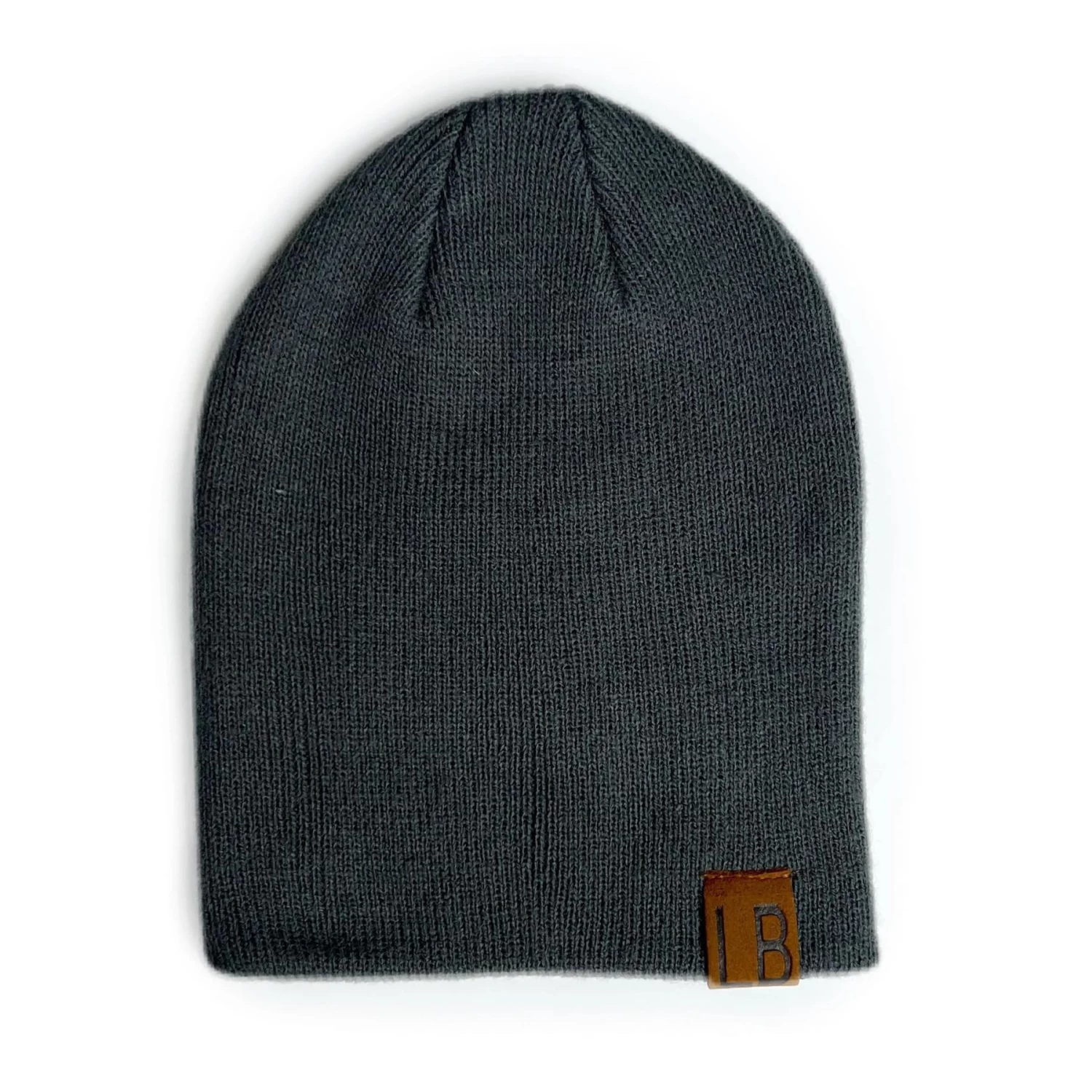 LB Knit Beanie - Pewter - Image 3