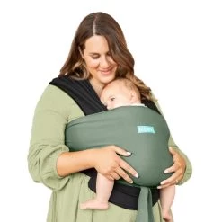 Moby Easy Wrap Carrier - Olive/Onyx