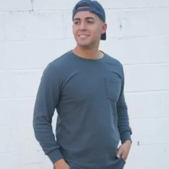 LB Adult Waffle Top - Pewter