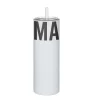 Skinny Tumbler With Straw - Mama