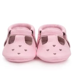 Light Pink Mary Jane Moccasins