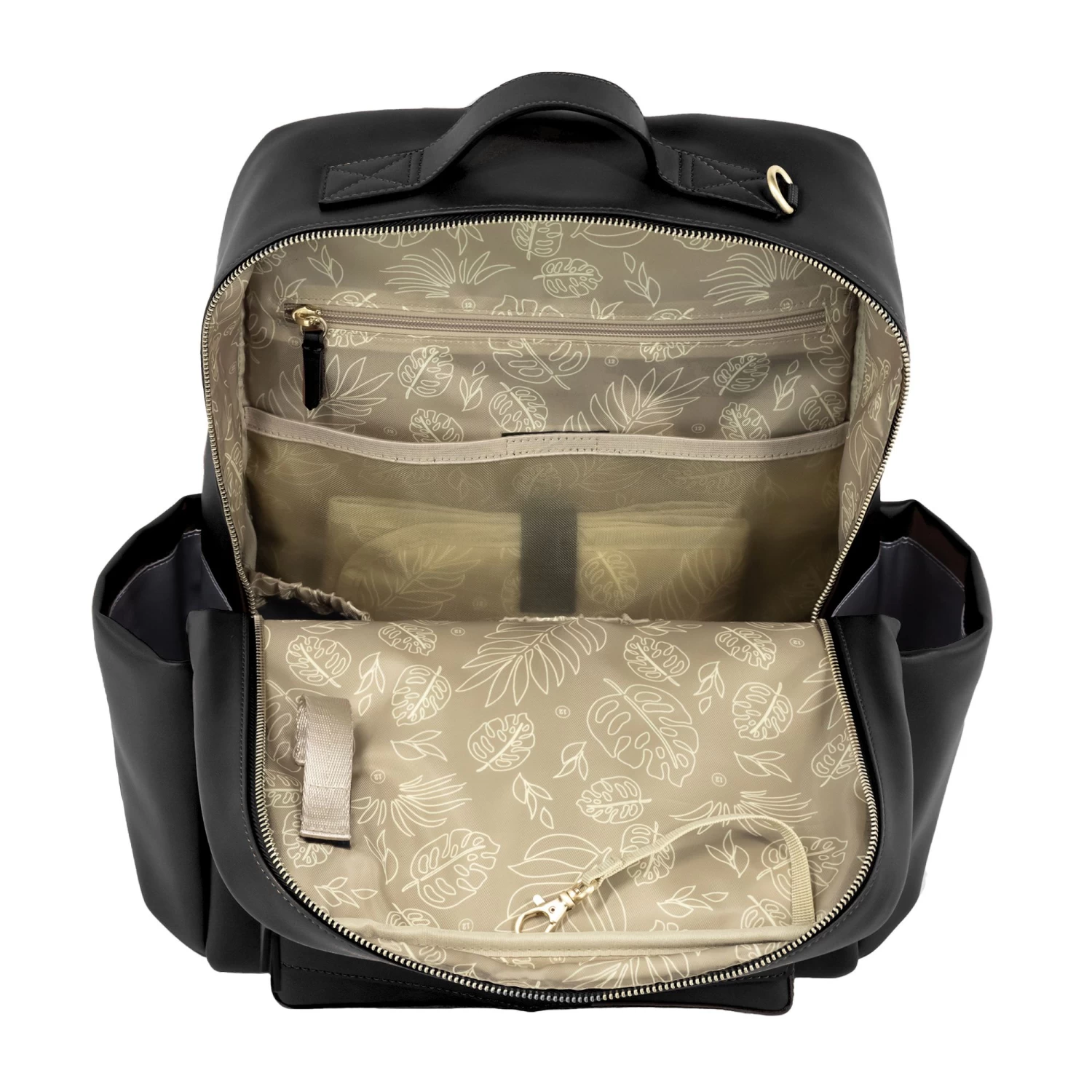 TwelveLittles Peek A Boo Diaper Bag - Black - Image 3