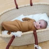 Camel Newborn Knotted Gown