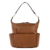 TwelveLittles Peek A Boo Convertible Hobo Diaper Bag - Toffee