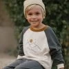 Rylee & Cru Raglan Sweatshirt Let's Go Adventure - Natural