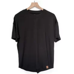 LB Adult Oversized Bamboo Tee - Black