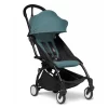 NEW! Babyzen YOYO2 Ultra Compact 6+ Stroller - Black/Aqua