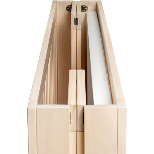 Babyletto Maki Full-Size Folding Crib With Toddler Bed Conversion Kit - Washed Natural - Image 5