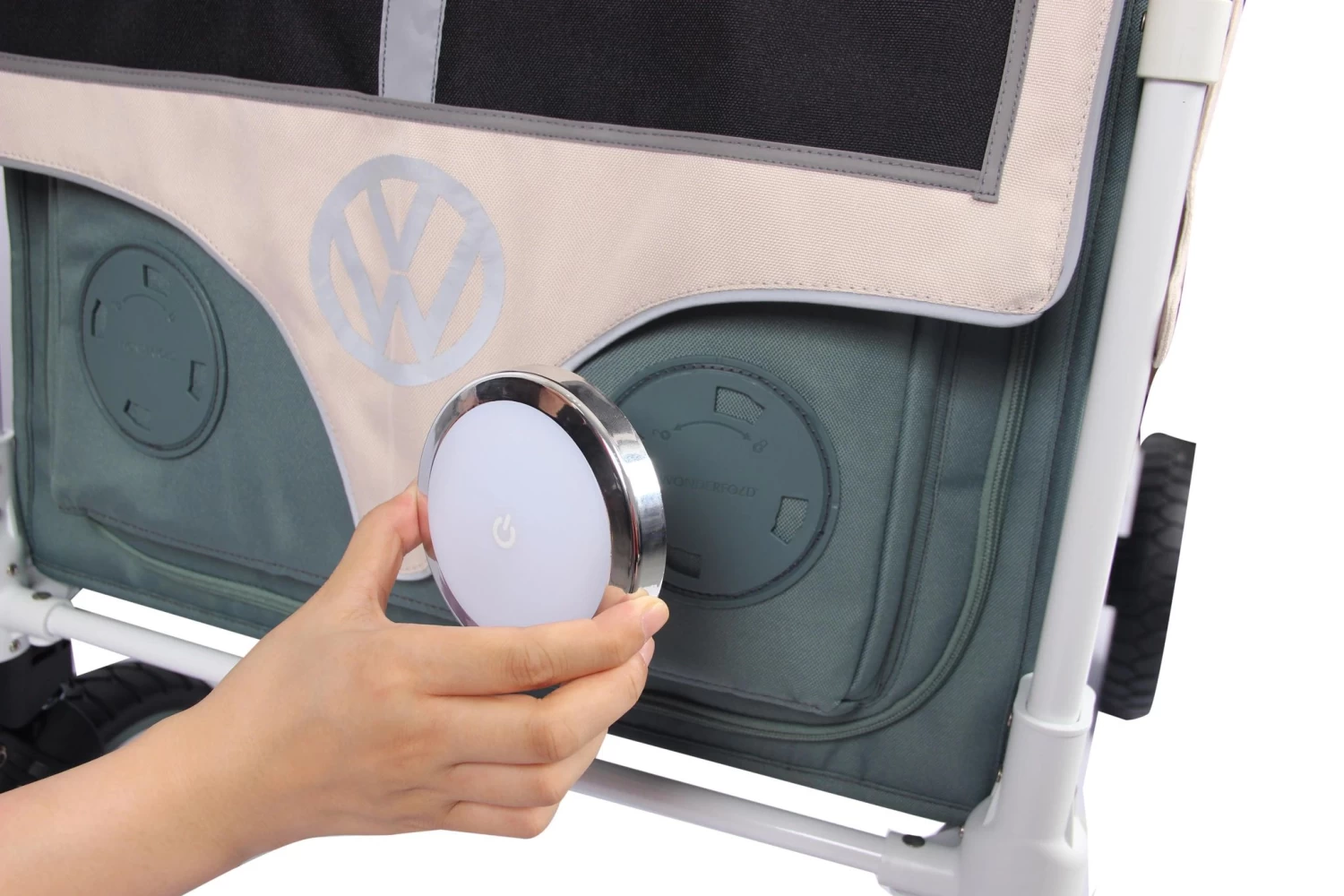 Wonderfold VW4 Volkswagen Stroller Wagon- Bondi Blue - Image 7