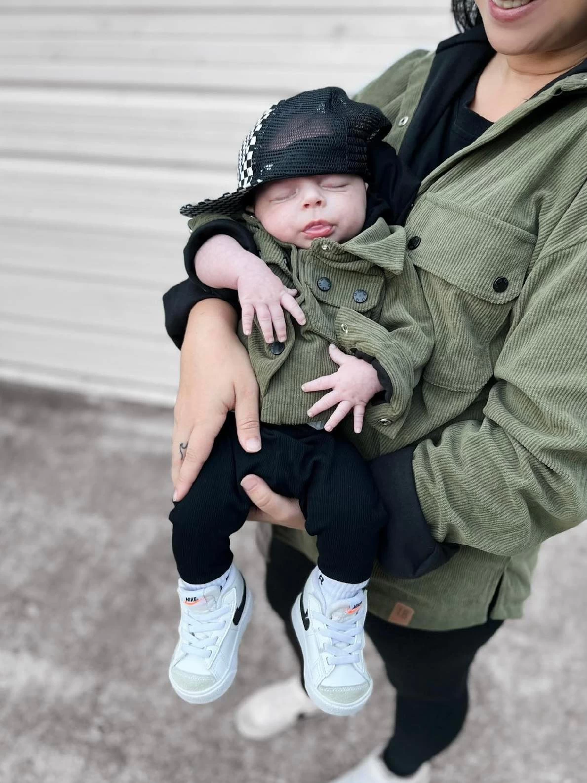 LB Adult Corduroy Shacket - Forest - Image 3