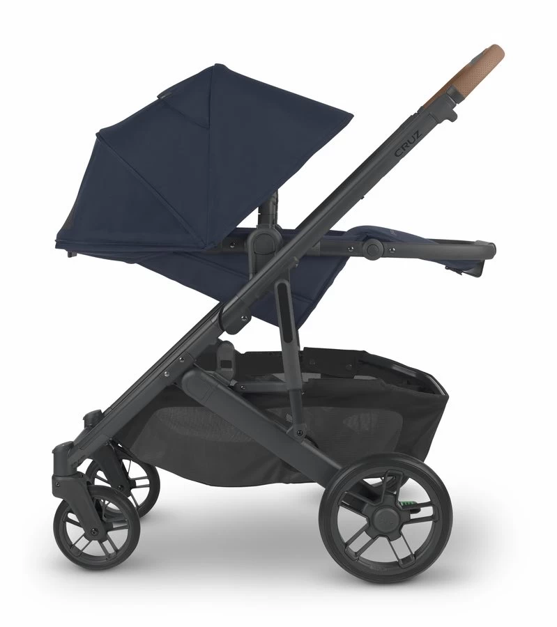 UPPAbaby Cruz V2 Stroller - Noa (Navy/Carbon/Saddle Leather) - Image 4