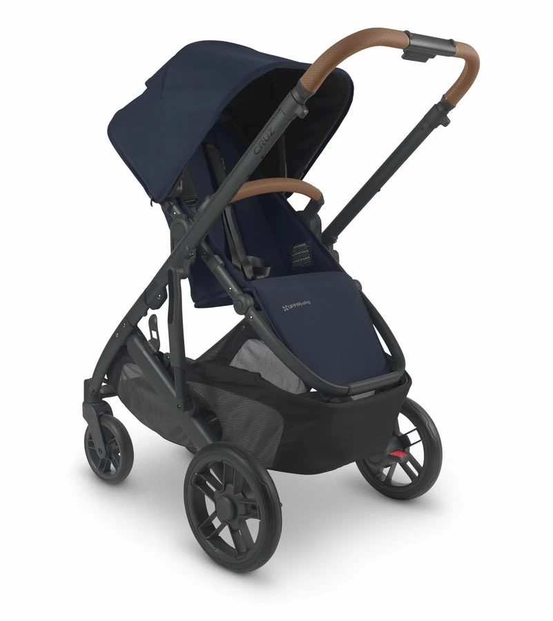 UPPAbaby Cruz V2 Stroller - Noa (Navy/Carbon/Saddle Leather) - Image 6
