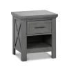 Franklin & Ben Emory Farmhouse Nightstand - Charcoal (Boutique Exclusive!)