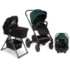 Nuna MIXX Next Bundle - Stroller, Bassinet + Stand, And PIPA Lite RX Infant Car Seat - Lagoon/Caviar