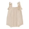 Vanilla Embellished Ruffle Knit Romper