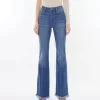 Kancan High Rise Flare Jeans - Medium Wash