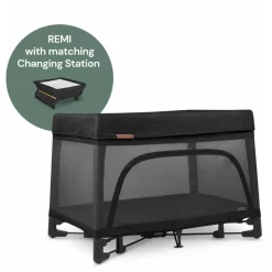 UPPAbaby REMI Playard + Changing Station Bundle - Jake (Charcoal)