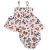 Geo Butterfly Smocked Top & Bloomer