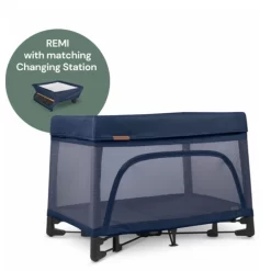 UPPAbaby REMI Playard + Changing Station Bundle - Noa (Navy Melange)