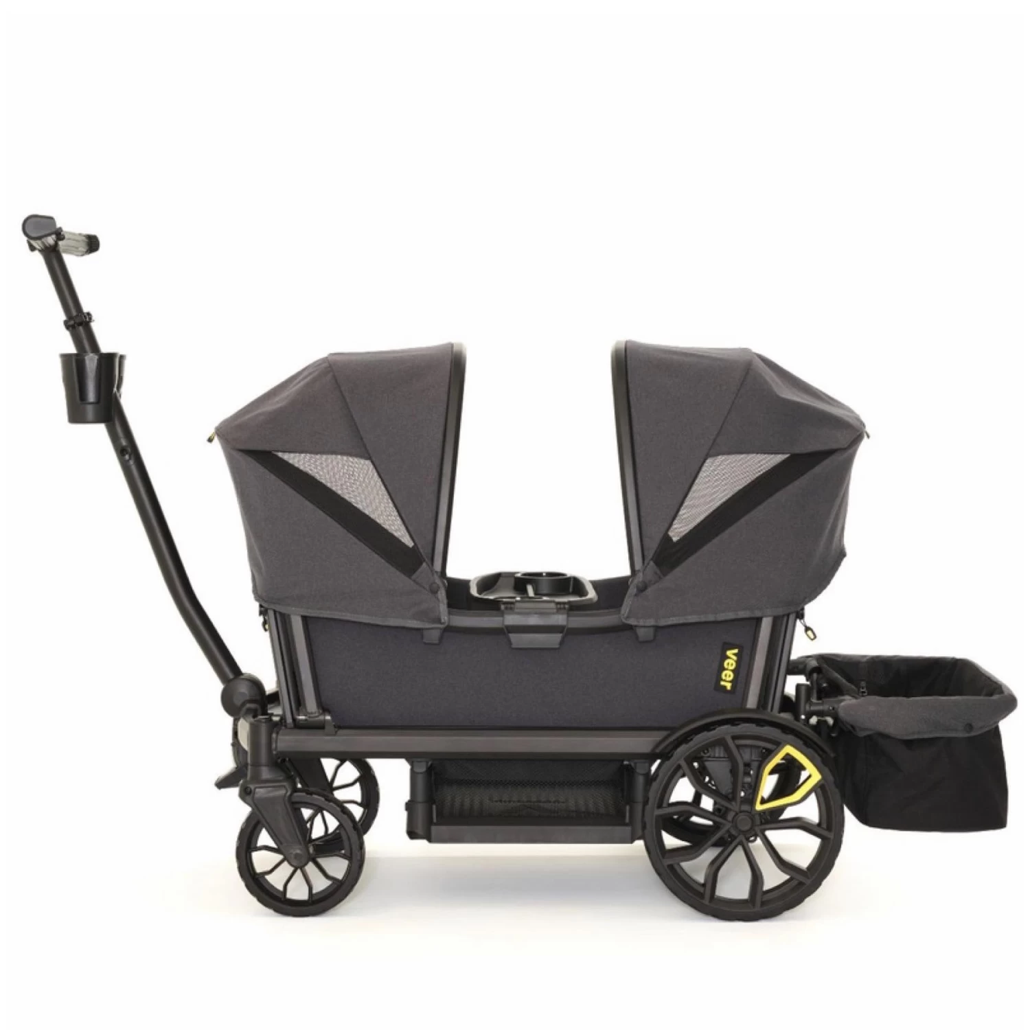 NEW! Veer Cruiser XL (4 Seater) Stroller Wagon + 2 Canopy + Basket - Bundle