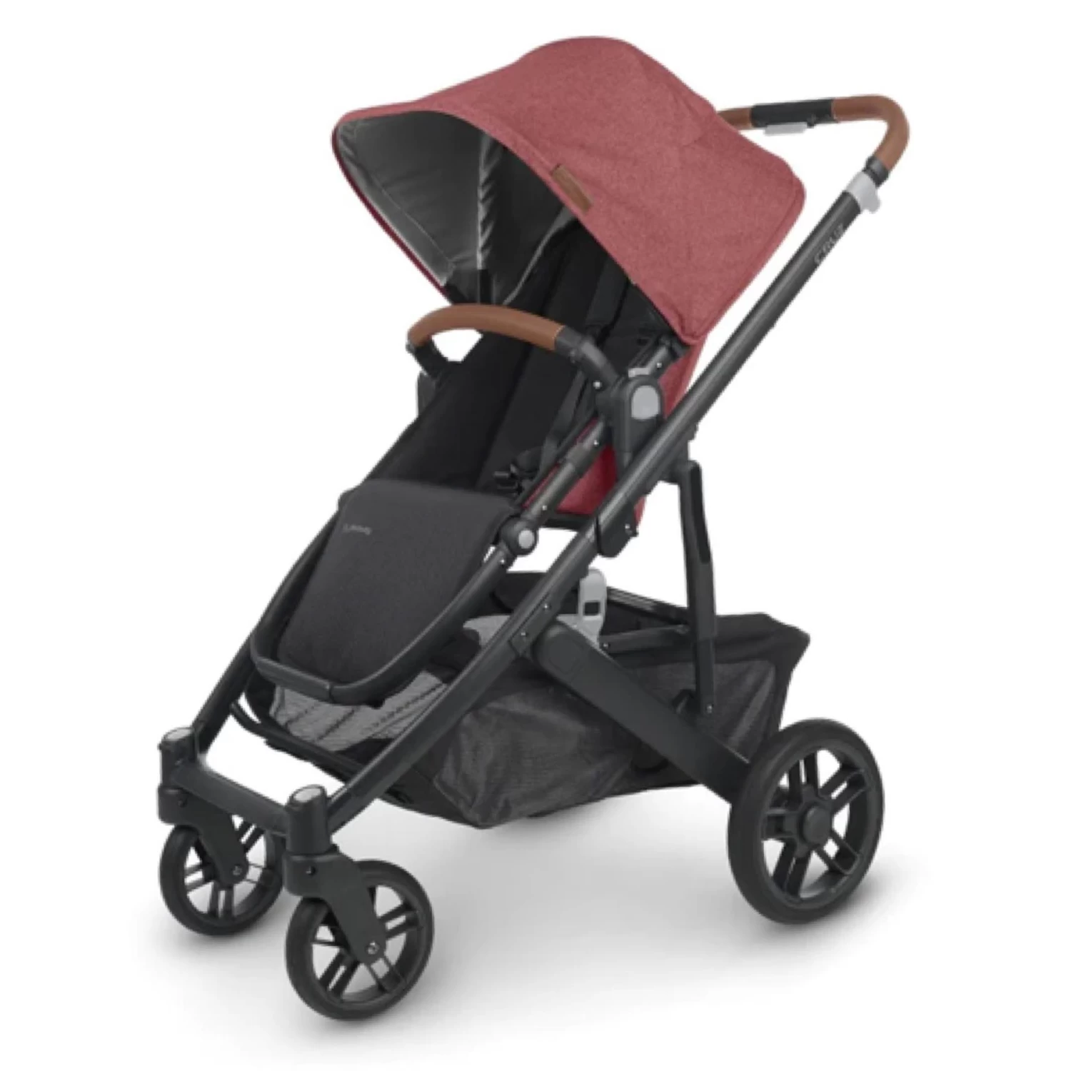 UppaBaby Mesa V2 Car Seat & Cruz V2 Stroller - Jake / Lucy Rosewood Melange - Image 2