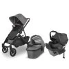 UPPAbaby VISTA V2 And MESA Max Travel System - Greyson Charcoal Melange/Greyson Charcoal Melange