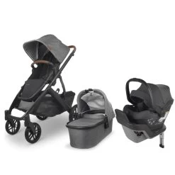 UPPAbaby VISTA V2 And MESA Max Travel System - Greyson Charcoal Melange/Greyson Charcoal Melange