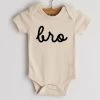 Bro Baby Bodysuit Organic Cream